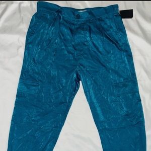 and Now This - Teal Tencel Jogger Small (4) Size (Women)